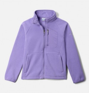 Kids' Columbia Fast Trek™ IV Fleece Jackets Purple | US-JFPSQU-643