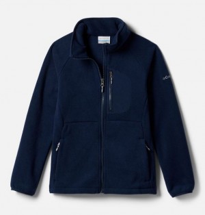 Kids' Columbia Fast Trek™ IV Fleece Jackets Navy | US-IUHPQJ-746