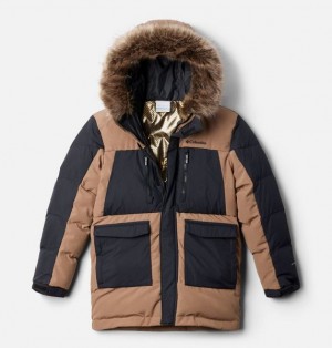 Kids' Columbia Marquam Peak Fusion™ II Parka Jackets Black | US-AOSRKX-906