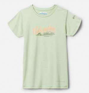 Kids' Columbia Mission Peak™ Technical Graphic T-Shirt Olive | US-QLRYOJ-236