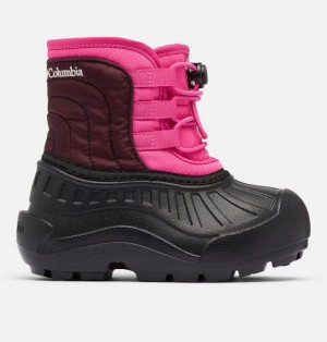 Kids' Columbia Powderbug™ Snowlite™ Lace Snow Boots Pink | US-DESHOG-593