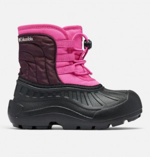 Kids' Columbia Powderbug™ Snowlite™ Lace Snow Boots Pink | US-UVIAOZ-243