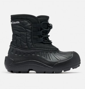 Kids' Columbia Powderbug™ Snowlite™ Lace Snow Boots Black / White | US-KOILWG-730