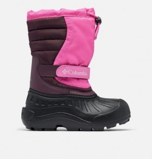 Kids' Columbia Powderbug™ Snowlite™ Snow Boots Pink | US-QGRCLO-381