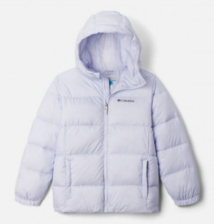 Kids' Columbia Puffect™ II Hooded Jackets Blue | US-QLTDUF-279