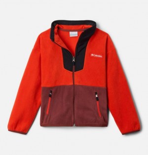 Kids' Columbia Sequoia Grove™ Fleece Jackets Black / Brown | US-WFZVJL-965