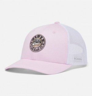 Kids' Columbia Snap Back Caps Pink / White | US-VRPUDT-345