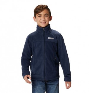 Kids' Columbia Steens Mountain™ II Fleece Jackets Navy | US-PDWAFQ-198