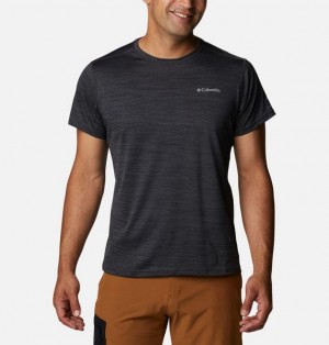 Men Columbia Alpine Chill™ Zero Technical T-Shirt Black | US-TAHXUF-354