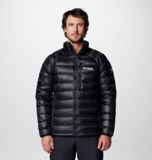 Men Columbia Arctic Crest™ Packable Down Jackets Black | US-POKUDT-348