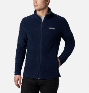 Men Columbia Basin Trail™ Full Zip Fleece Navy | US-TDFQSC-735