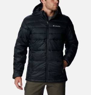 Men Columbia Buck Butte™ II Hooded Insulated Jackets Black | US-ERFGOK-526