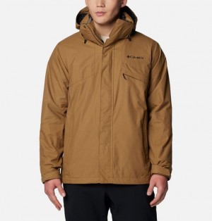 Men Columbia Bugaboo™ III Waterproof 3 In 1 Jackets Khaki | US-PRFYWU-362