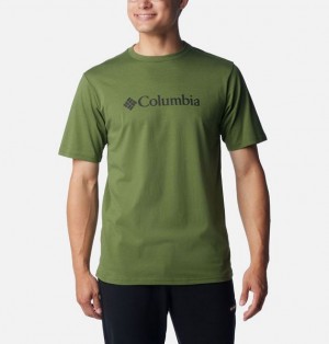 Men Columbia CSC Basic Logo™ T-Shirt Green | US-SUAHRX-374