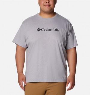 Men Columbia CSC Basic Logo™ T-Shirt Grey | US-UODRCJ-873