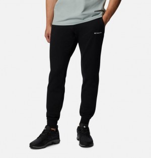 Men Columbia CSC Logo™ Fleece II Joggers Black | US-HKIORV-206