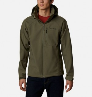 Men Columbia Cascade Ridge™ III Softshell Hiking Jackets Grey / Green | US-YKOLDF-579