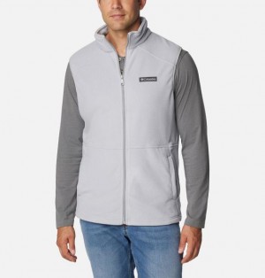 Men Columbia Castle Dale™ Fleece Vest Grey | US-QVGTNS-243