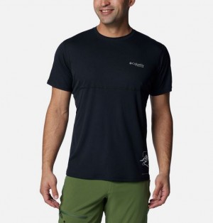 Men Columbia Cirque River™ Technical T-Shirt Black | US-XYLQOP-931