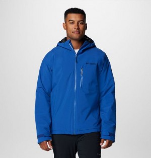 Men Columbia Explorer's Edge™ II Waterproof Insulated Jackets Blue | US-LFZEMK-480