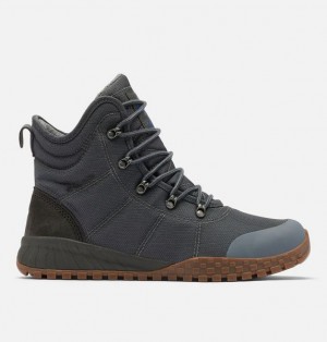 Men Columbia Fairbanks™ II Omni-Heat™ Waterproof Winter Boots Deep Grey / Dark | US-WJULMC-613