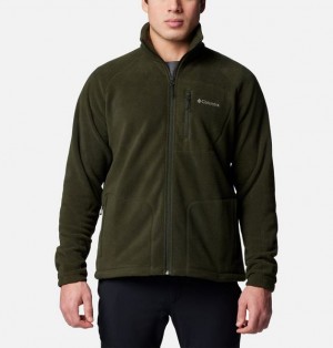 Men Columbia Fast Trek™ II Fleece Jackets Deep Green | US-TDWYHX-283