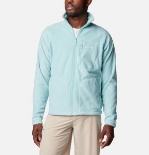 Men Columbia Fast Trek™ II Fleece Jackets Blue | US-ABGDZW-043