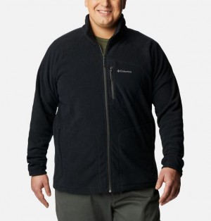 Men Columbia Fast Trek™ II Full Zip Fleece Black | US-YWPAFB-703