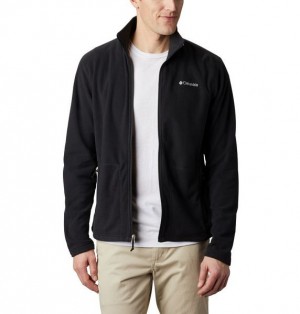 Men Columbia Fast Trek™ Light Full Zip Fleece Black | US-IDGPXL-163