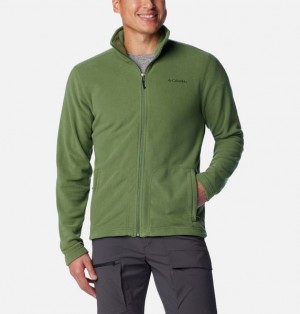 Men Columbia Fast Trek™ Light Full Zip Fleece Green | US-EMKWVC-916