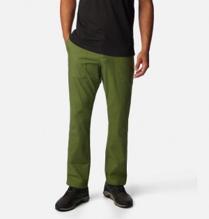 Men Columbia Flex ROC™ Utility Trousers Green | US-ICGEBU-502