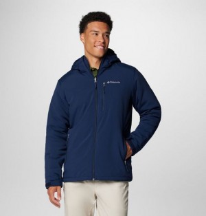 Men Columbia Gate Racer™ II Softshell Jackets Navy | US-MKTSIZ-853