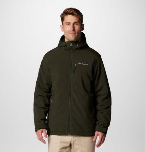 Men Columbia Gate Racer™ II Softshell Jackets Deep Green | US-VKSBOC-809