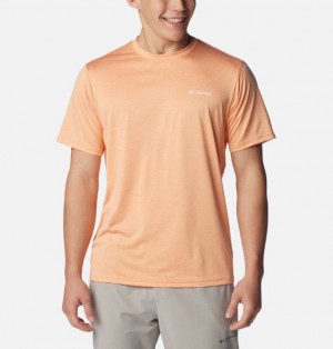 Men Columbia Hike™ Technical T-Shirt Apricot | US-MYAEIQ-758