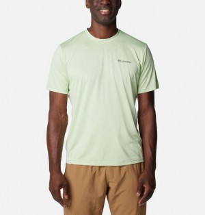 Men Columbia Hike™ Technical T-Shirt Olive | US-WCRXYF-493