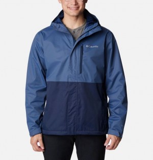 Men Columbia Hikebound™ Waterproof Hiking Jackets Dark Blue / Navy | US-DJKYIM-732