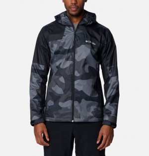 Men Columbia Inner Limits™ IV Waterproof Jackets Black Camo / Black | US-MRYELV-978