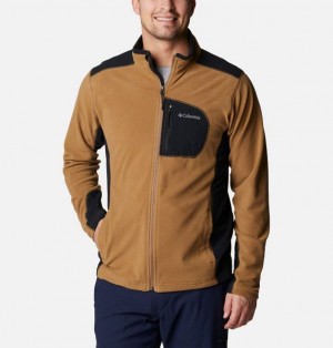 Men Columbia Klamath Range™ Fleece Jackets Black | US-VZKGPJ-502