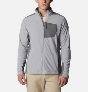 Men Columbia Klamath Range™ Fleece Jackets Grey / Grey | US-RQITOY-372