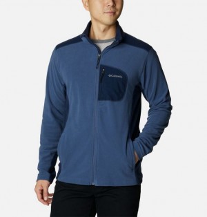 Men Columbia Klamath Range™ Fleece Jackets Dark Blue / Navy | US-WZFDRS-738