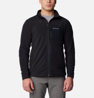 Men Columbia Klamath Range™ Fleece Jackets Black | US-OKMCWR-094