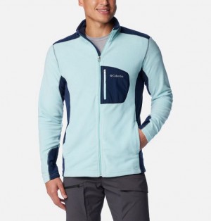 Men Columbia Klamath Range™ Fleece Jackets Navy | US-FERMYQ-431