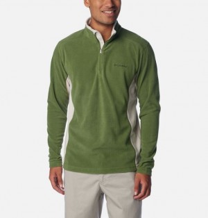 Men Columbia Klamath Range™ II Half Zip Fleece Dark Grey | US-BTVGAW-541