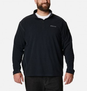 Men Columbia Klamath Range™ II Half Zip Fleece Black | US-ARULDC-892