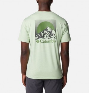 Men Columbia Kwick Hike™ Technical Graphic T-Shirt Olive | US-ULRXHS-724