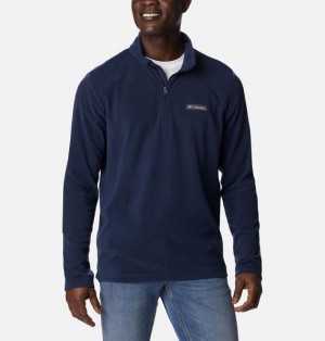 Men Columbia Lake Aloha™ Half Zip Fleece Navy | US-TXEGSQ-729