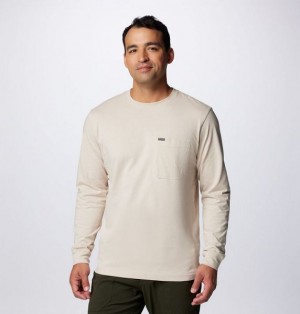 Men Columbia Landroamer™ Long Sleeve T-Shirt Dark Grey | US-CJXMZN-586