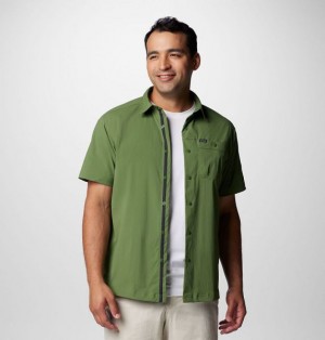 Men Columbia Landroamer™ Ripstop Sleeve Shirts Green | US-QBIPHE-165