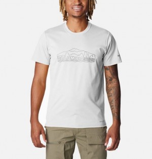 Men Columbia Legend Trail™ Technical T-Shirt White | US-DCIJFZ-584