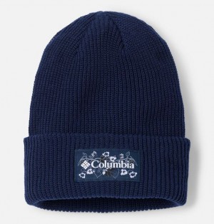 Men Columbia Lost Lager™ Recycled Beanie Navy | US-UCKQRB-674